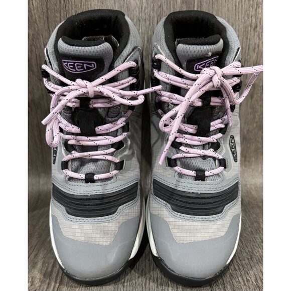 Keen Tempo Flex Boots Women's Size 6.5 Gray Synthetic Casual Hiking WP Shoes - Picture 12 of 16